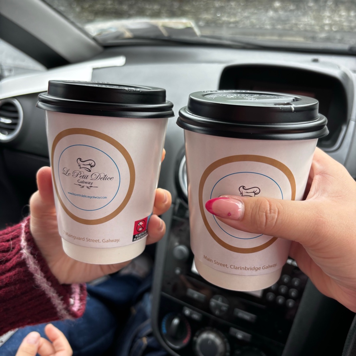Hazelnut flat white logged by Lucy in Ireland